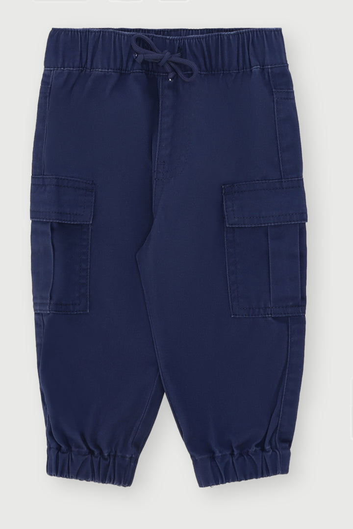 Baby Boys Fashion Twill Pants - Navy