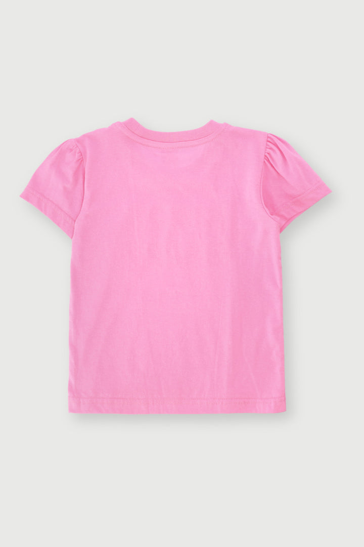 Pre-Girls Kind Print Tee - Pink