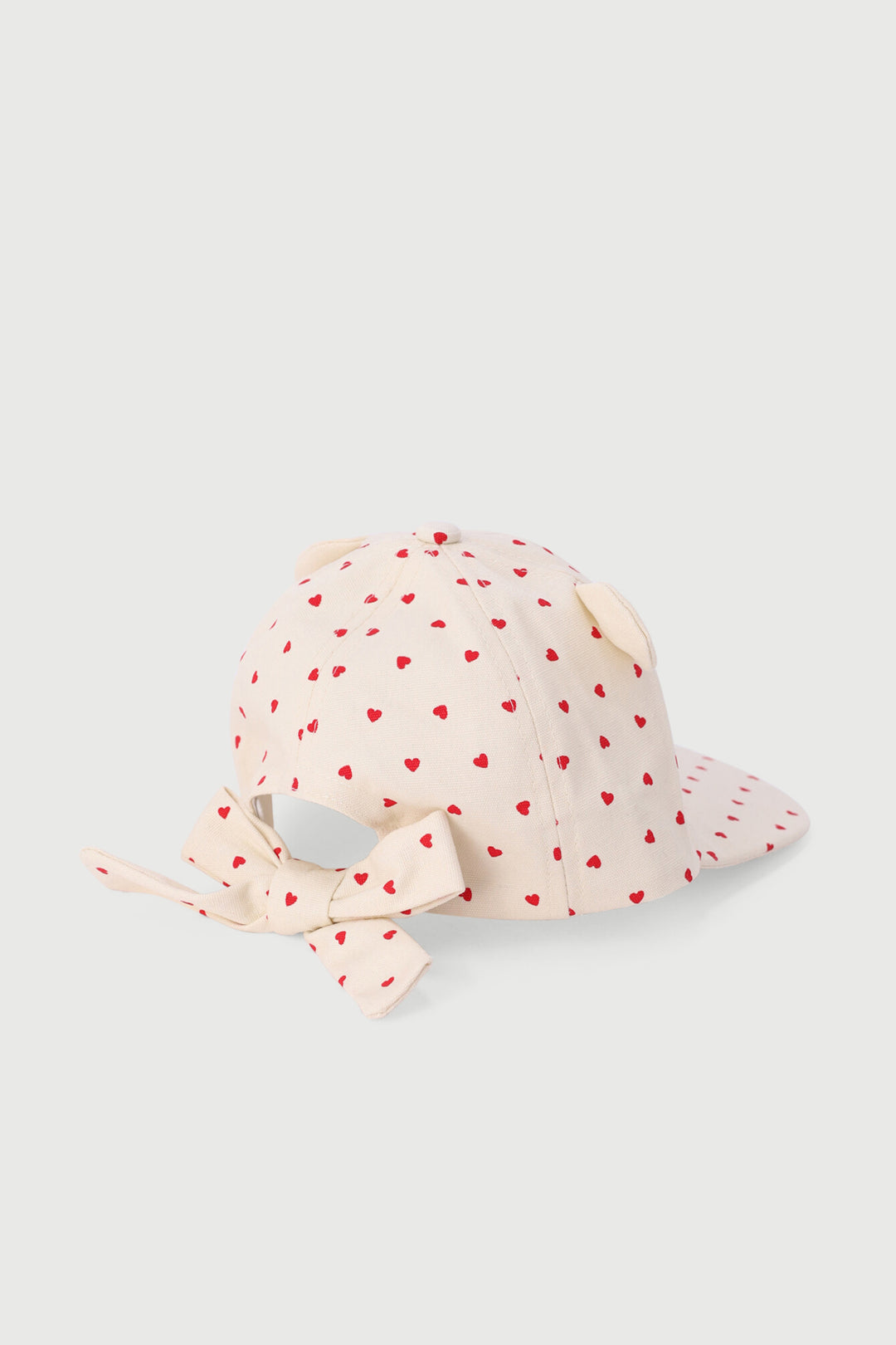 3D Cat Peak Hat - Cream