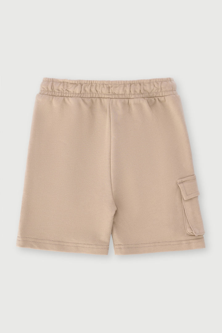 Pre-Boys Spiderman Cargo Short - Stone