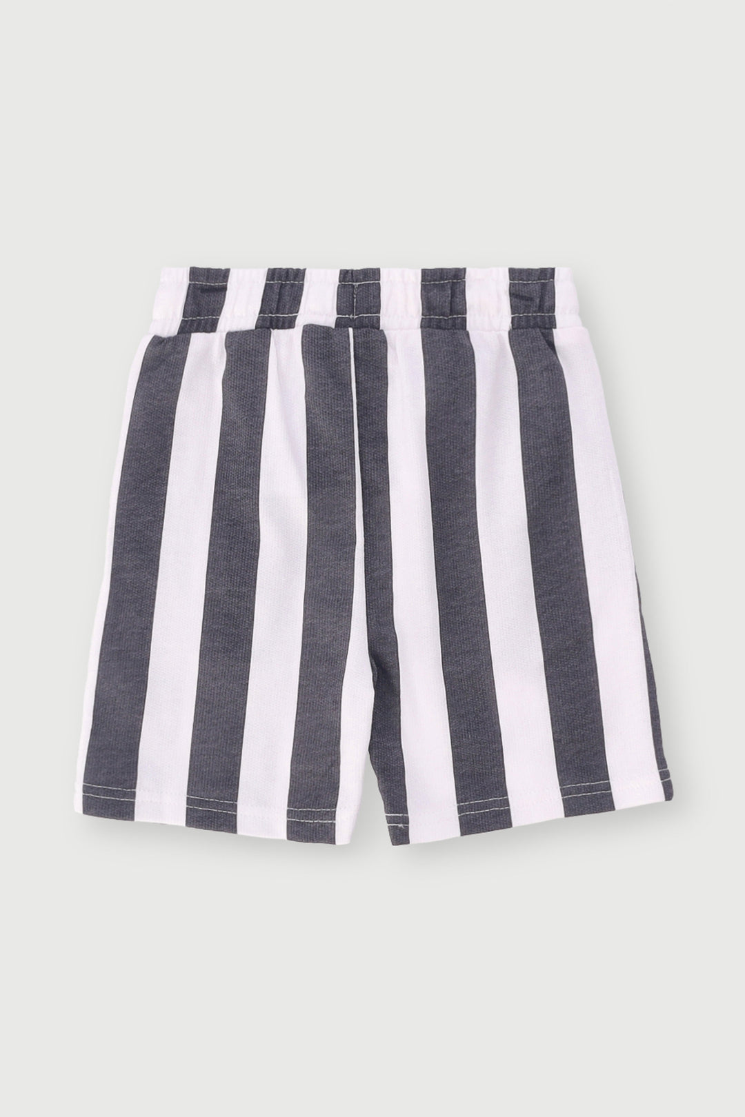 Pre-Boys Spiderman Stripe Shorts - Charcoal