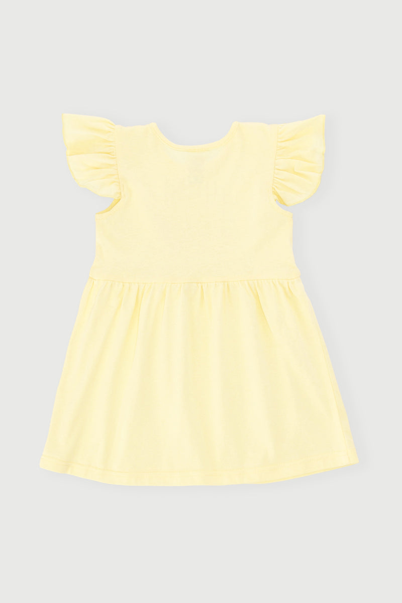 Baby Girls Lemon Dress - Yellow