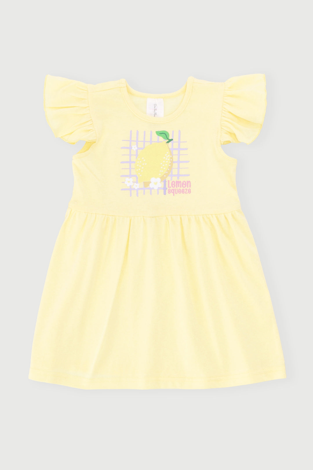 Baby Girls Lemon Dress - Yellow