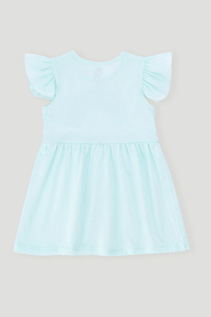 Baby Girls Rainbow Dress - Mint