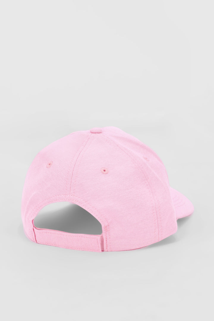 Girls Babe Pearl Baseball Cap - Pink