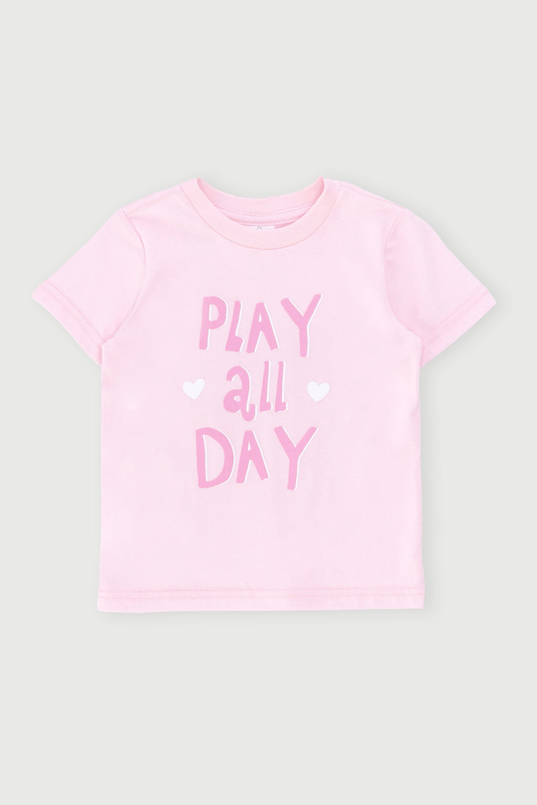 Baby Girls Play All Day Tee - Pink