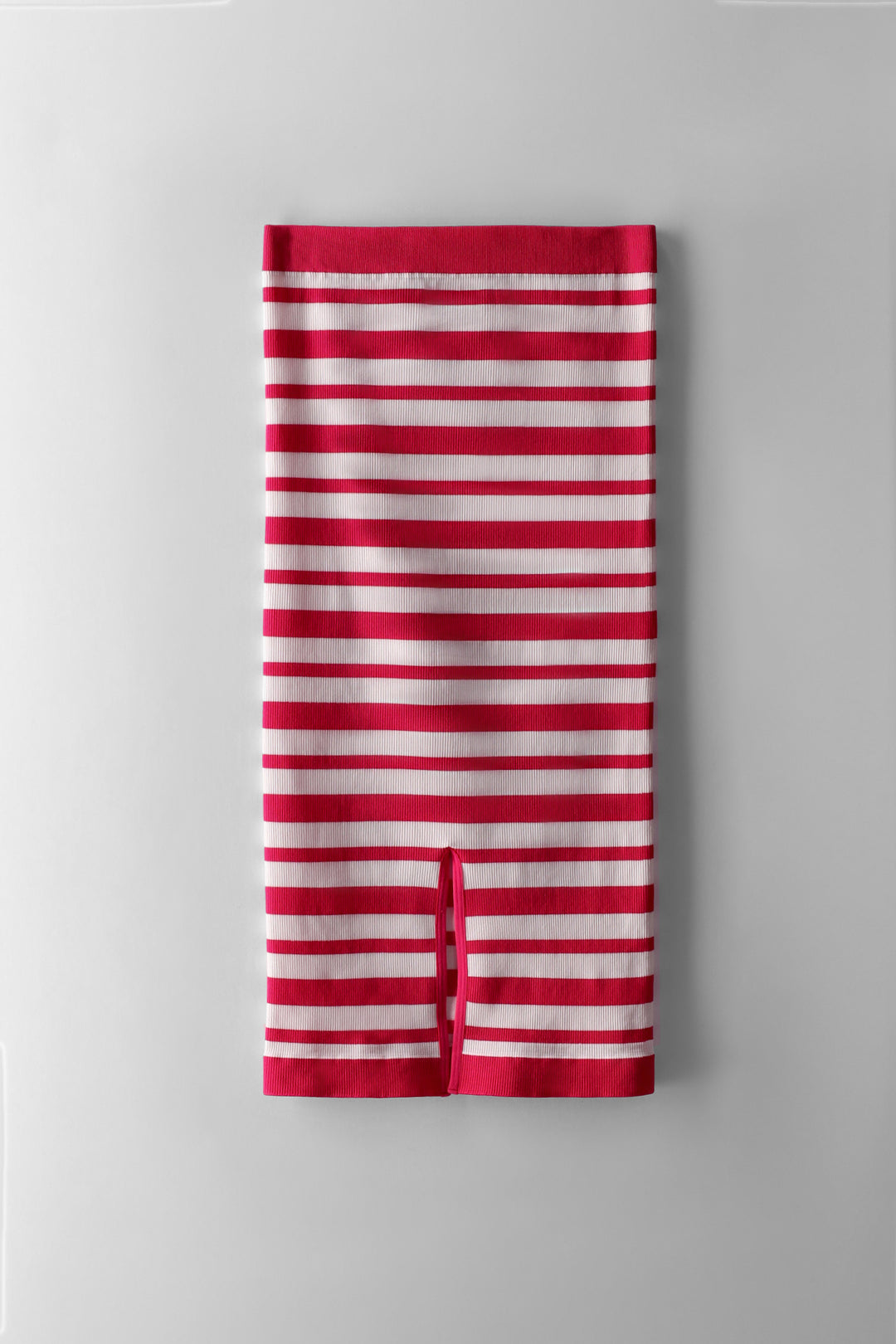 Girls Stripe Midi Skirt - Pink/Cream