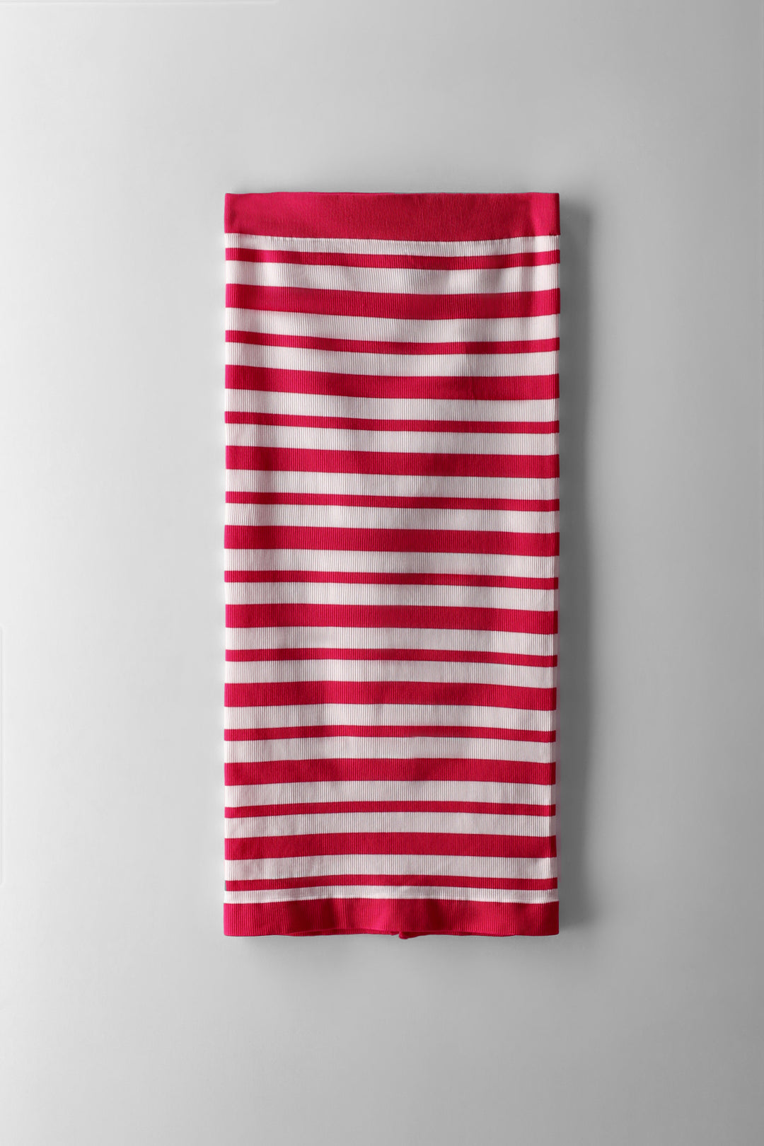 Girls Stripe Midi Skirt - Pink/Cream