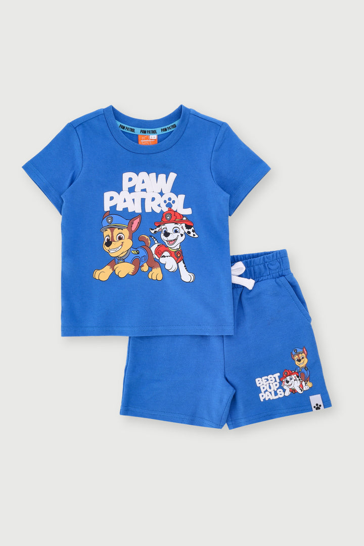 Baby Boys Bluey Tee & Unbrushed Short Set - Blue