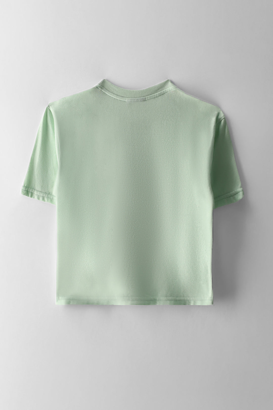 Girls Strawberry Matcha Boxy Tee - Sage