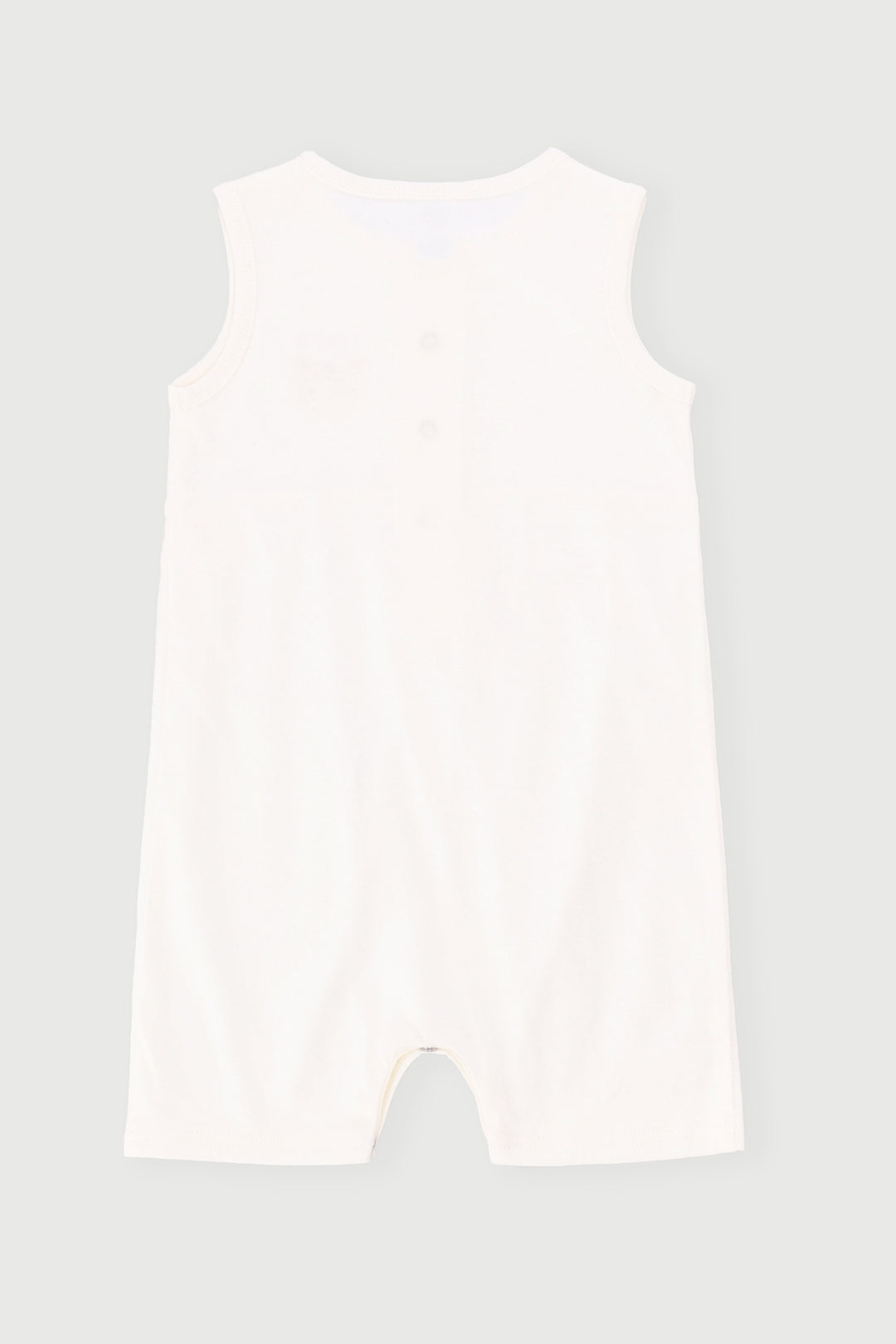 Baby Girls Teddy Bear Romper - Cream