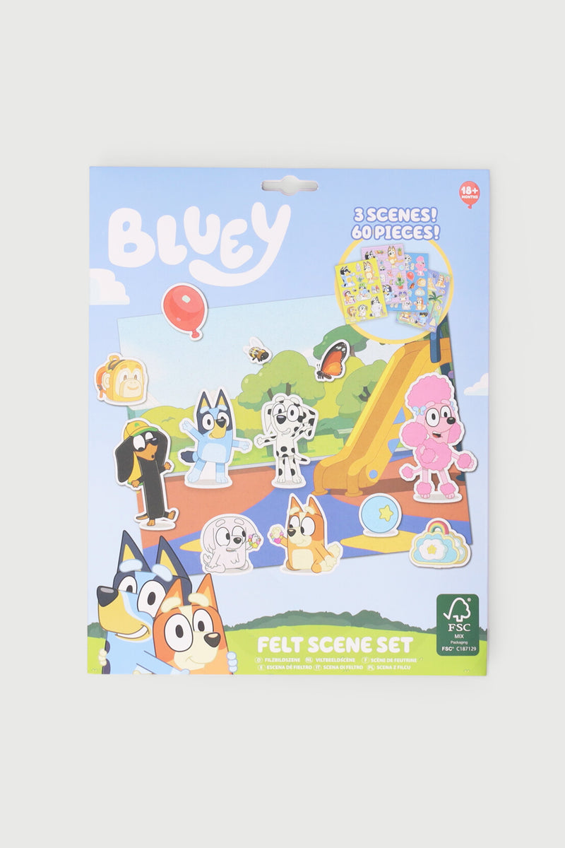 Bluey Felt Activitty Set - Blue