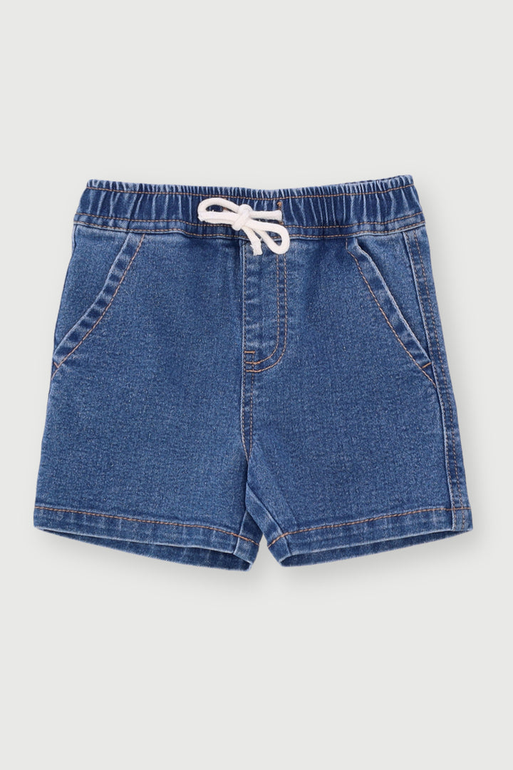 Baby Boys Denim Short - Midnight Blue