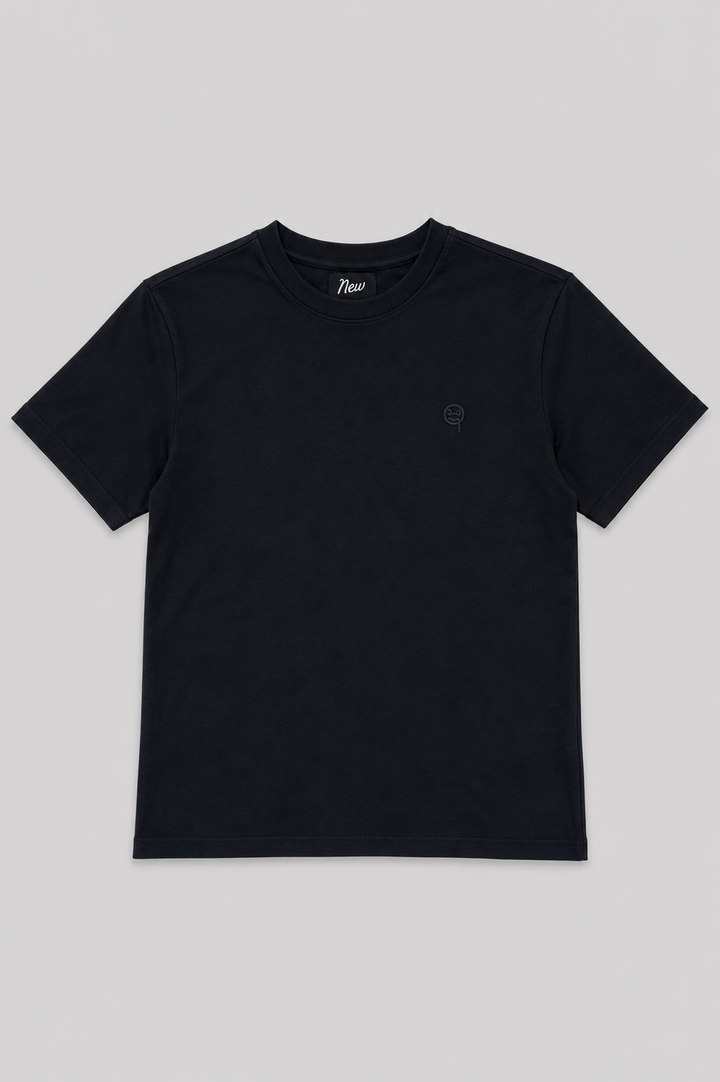 Black Basic T-Shirt - Black