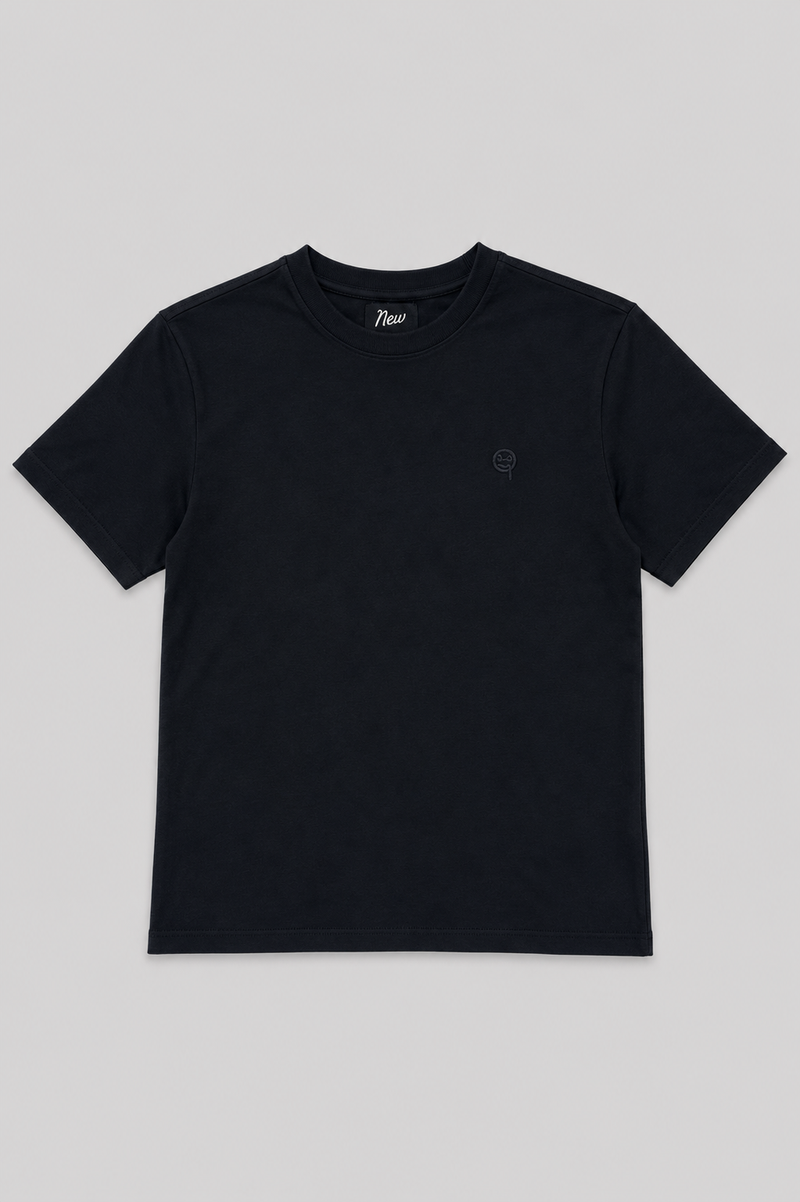 Black Basic T-Shirt - Black