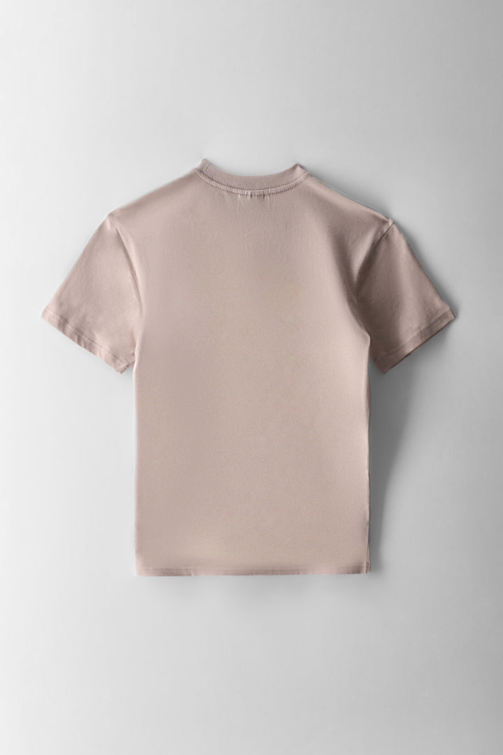 Boys Basic T-Shirt - Stone