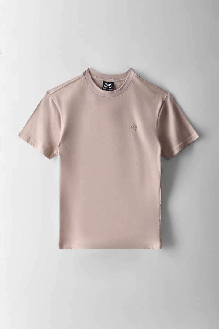 Boys Basic T-Shirt - Stone