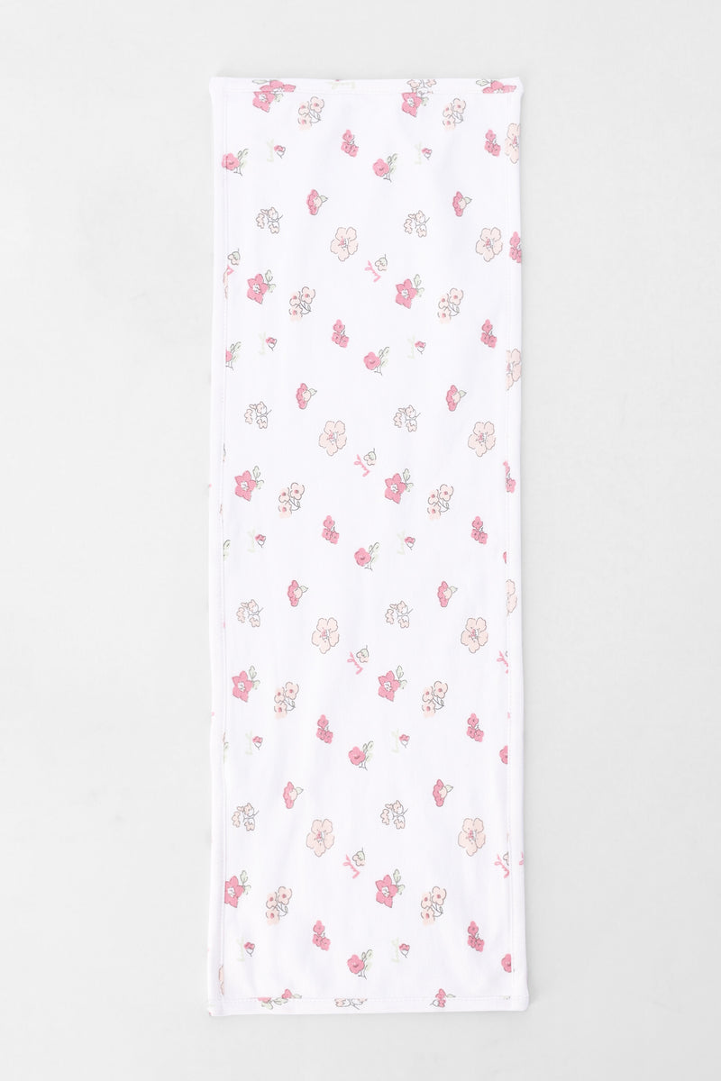 Baby Girls Keedo Burp Cloth - White