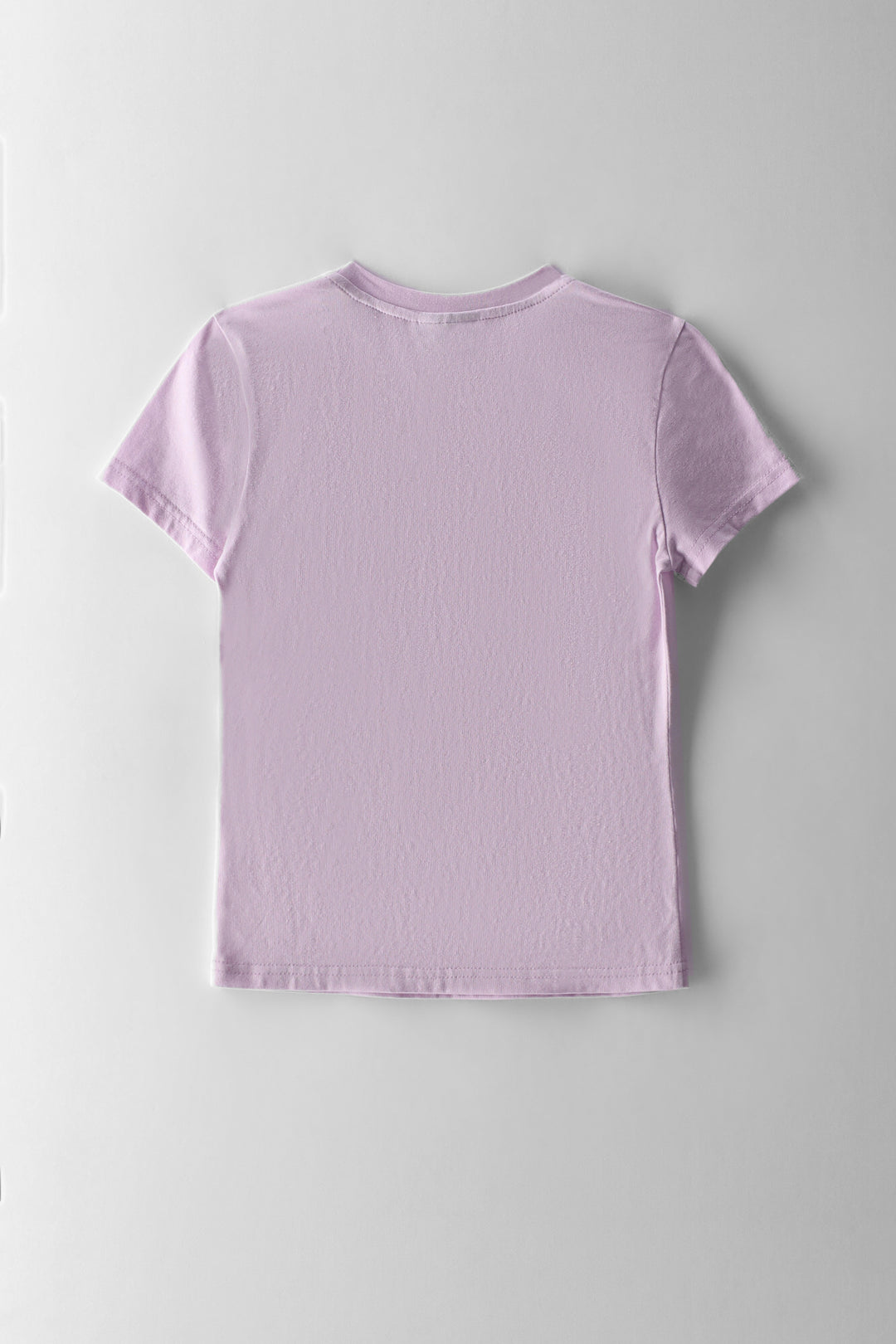 Girls Fitted Cute Chaos Tee - Lavender