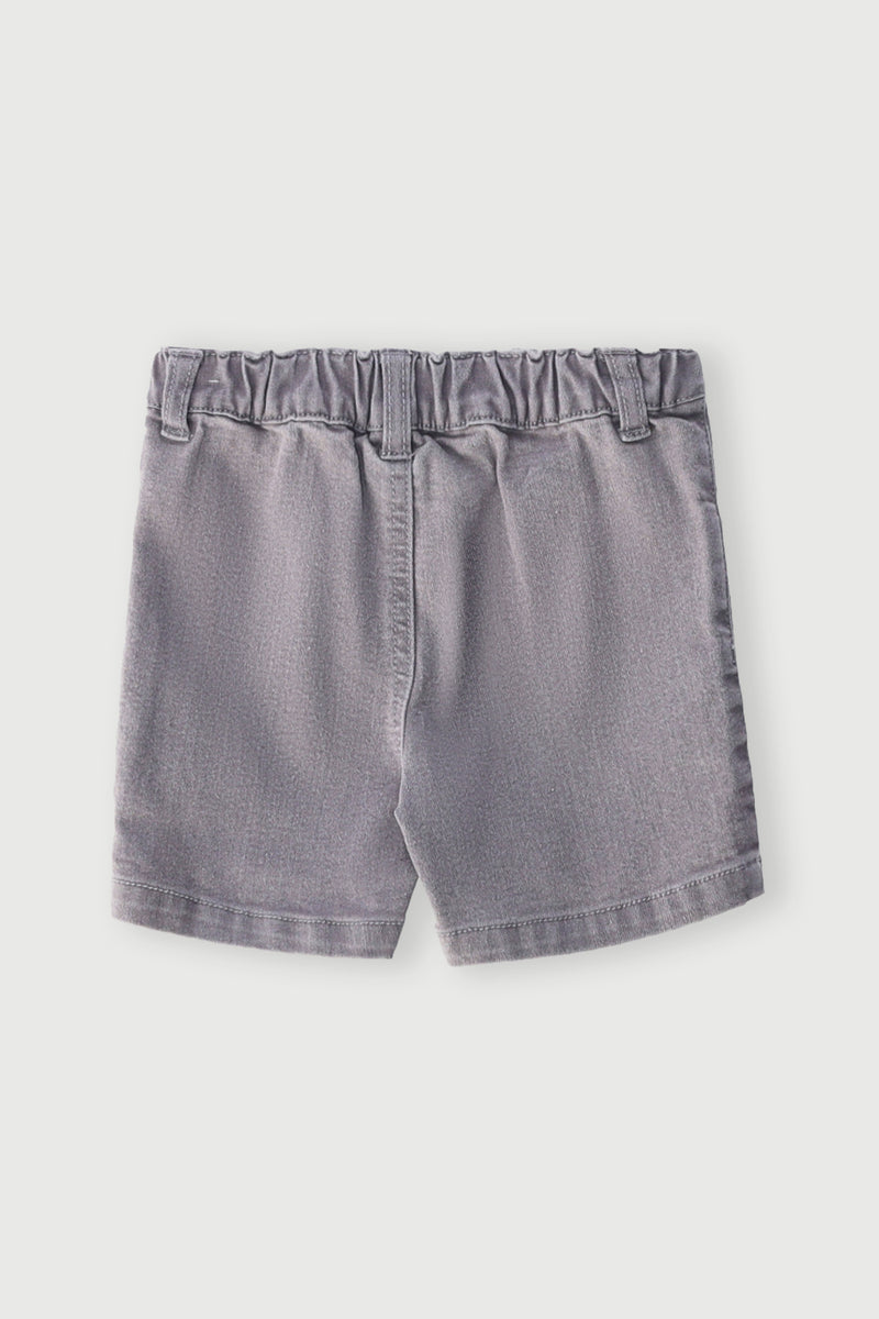Baby Boys Denim Short - Grey