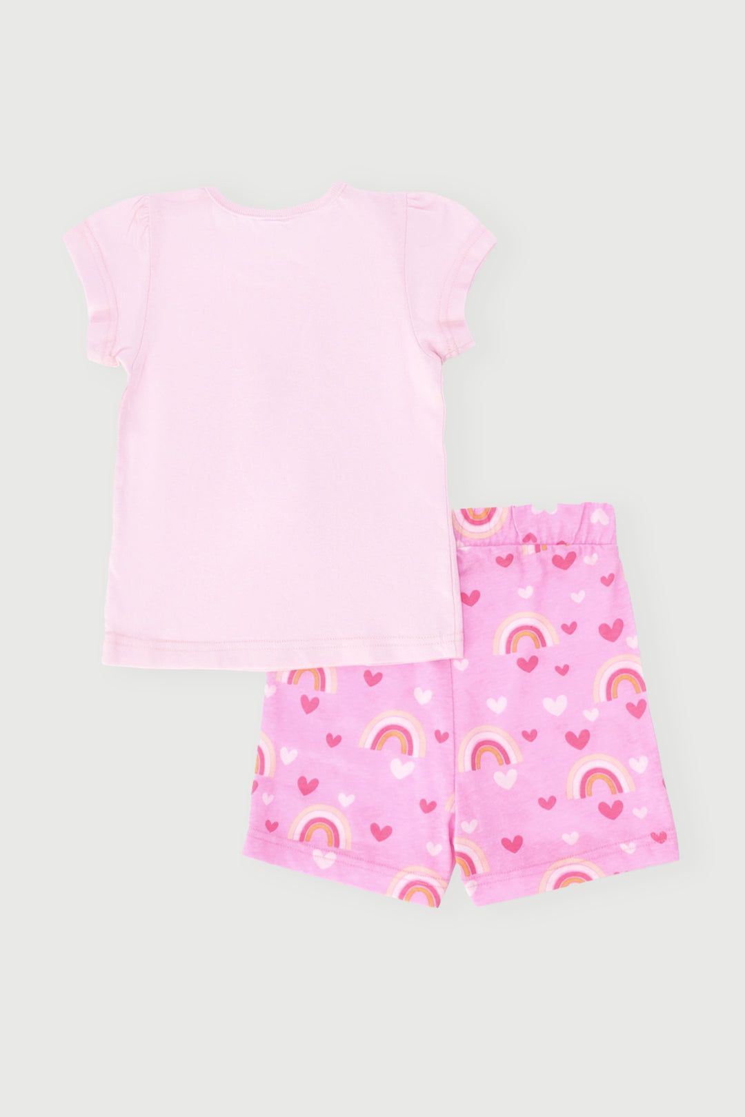 Baby Girls Rainbow Knit Set - Pink