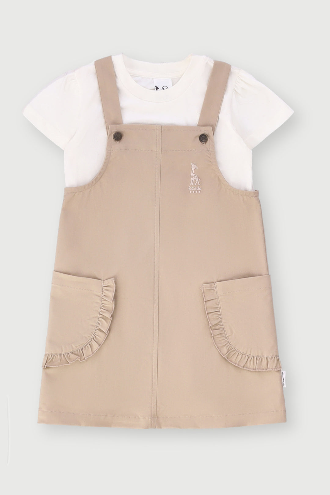 Keedo Girls Pinni Set - Stone