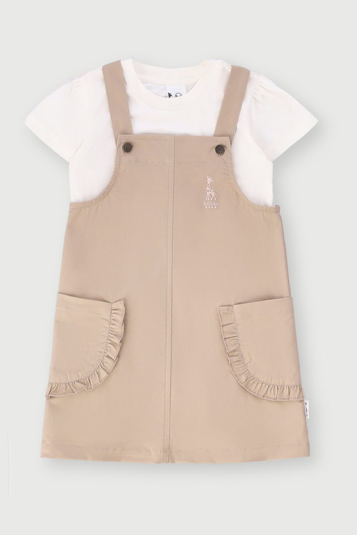 Keedo Girls Pinni Set - Stone