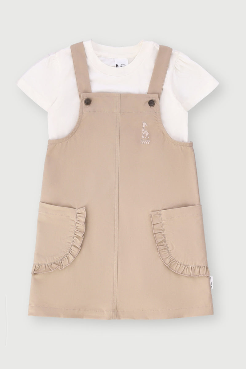 Keedo Girls Pinni Set - Stone