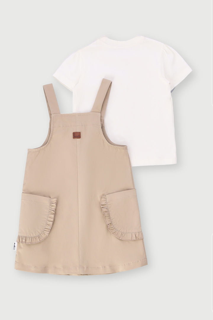 Keedo Girls Pinni Set - Stone