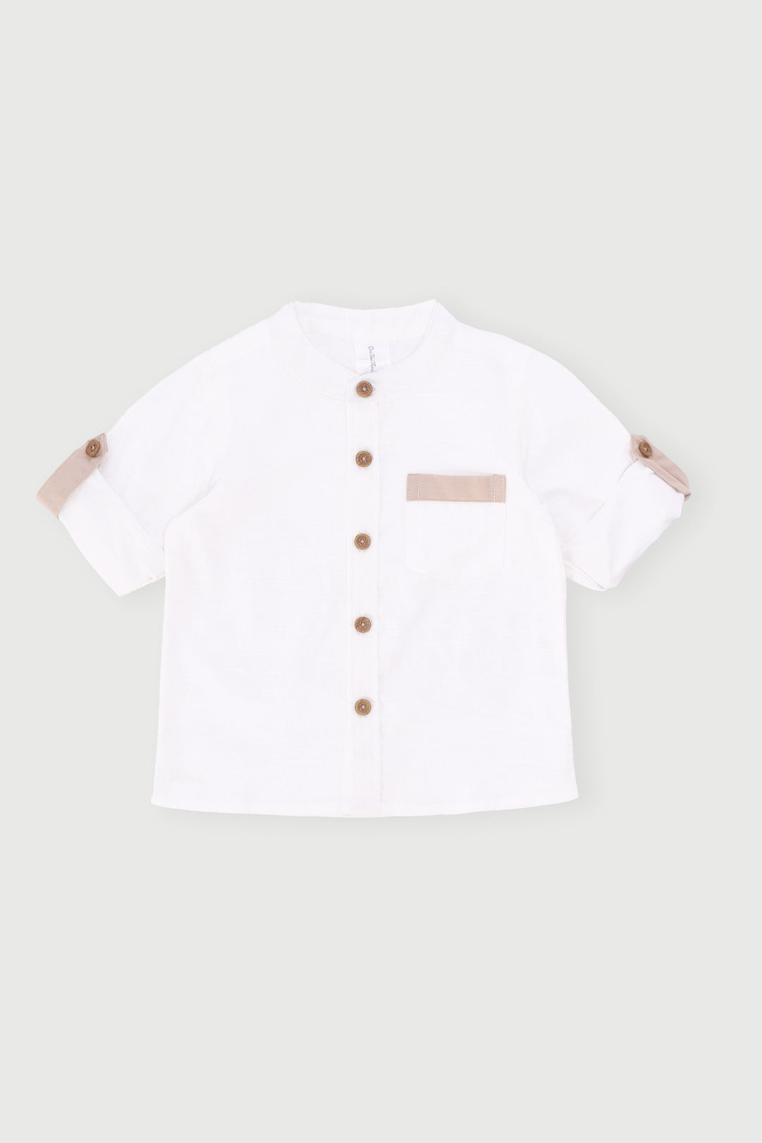 Baby Boys Occasion Shirt - White