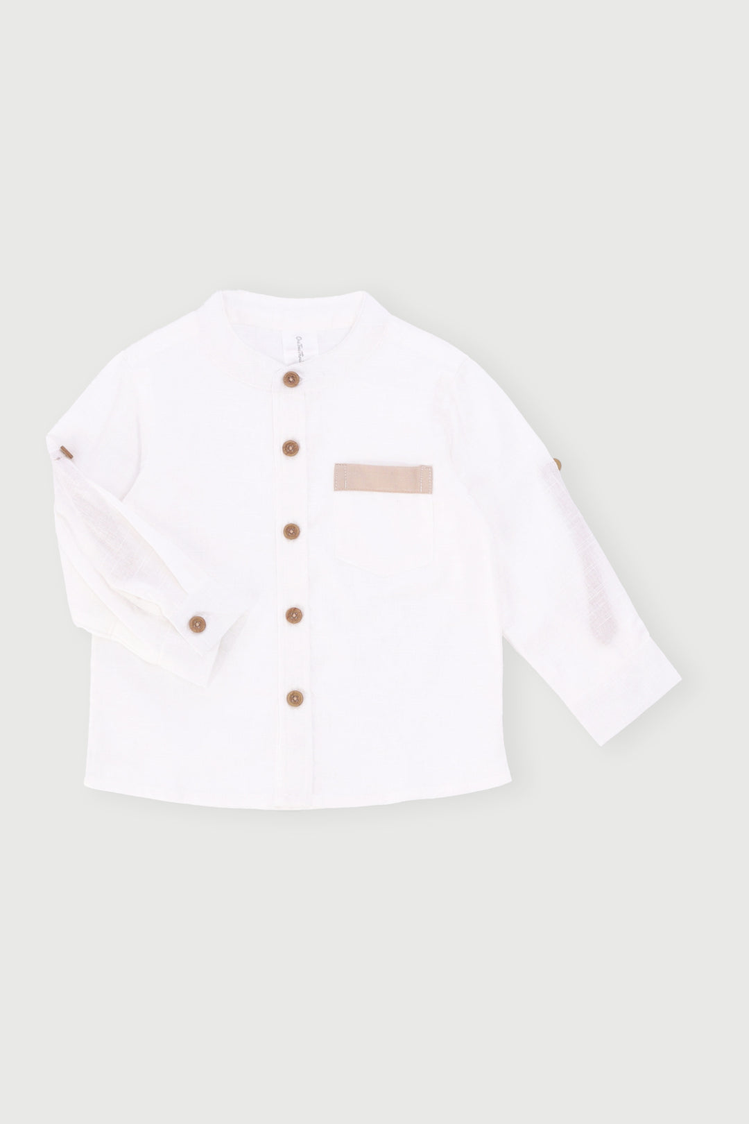 Baby Boys Occasion Shirt - White