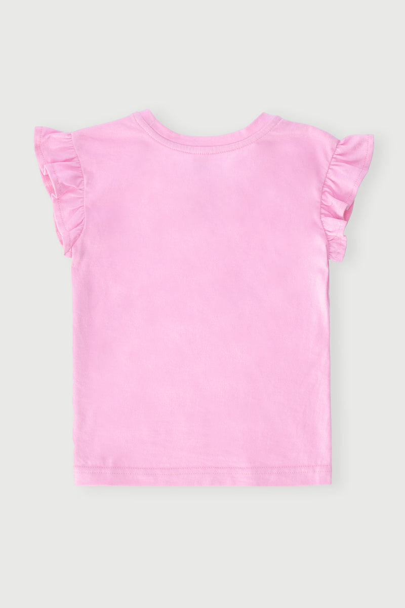Pre-Girls Plain Tee - Pink