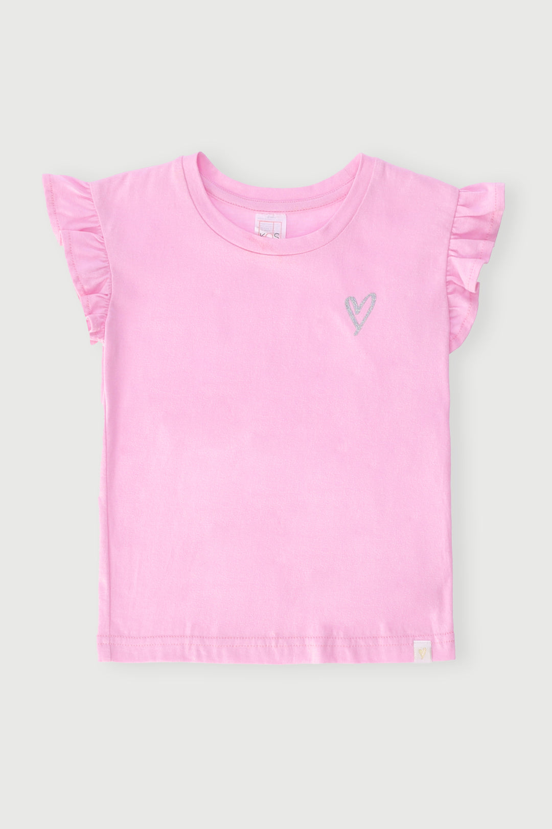 Pre-Girls Plain Tee - Pink