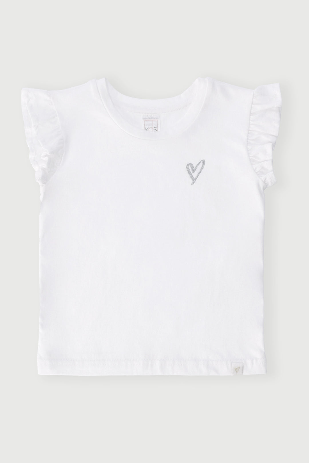Pre-Girls Plain Tee - White