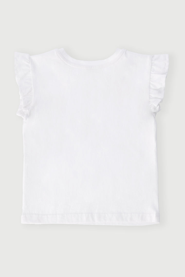 Pre-Girls Plain Tee - White