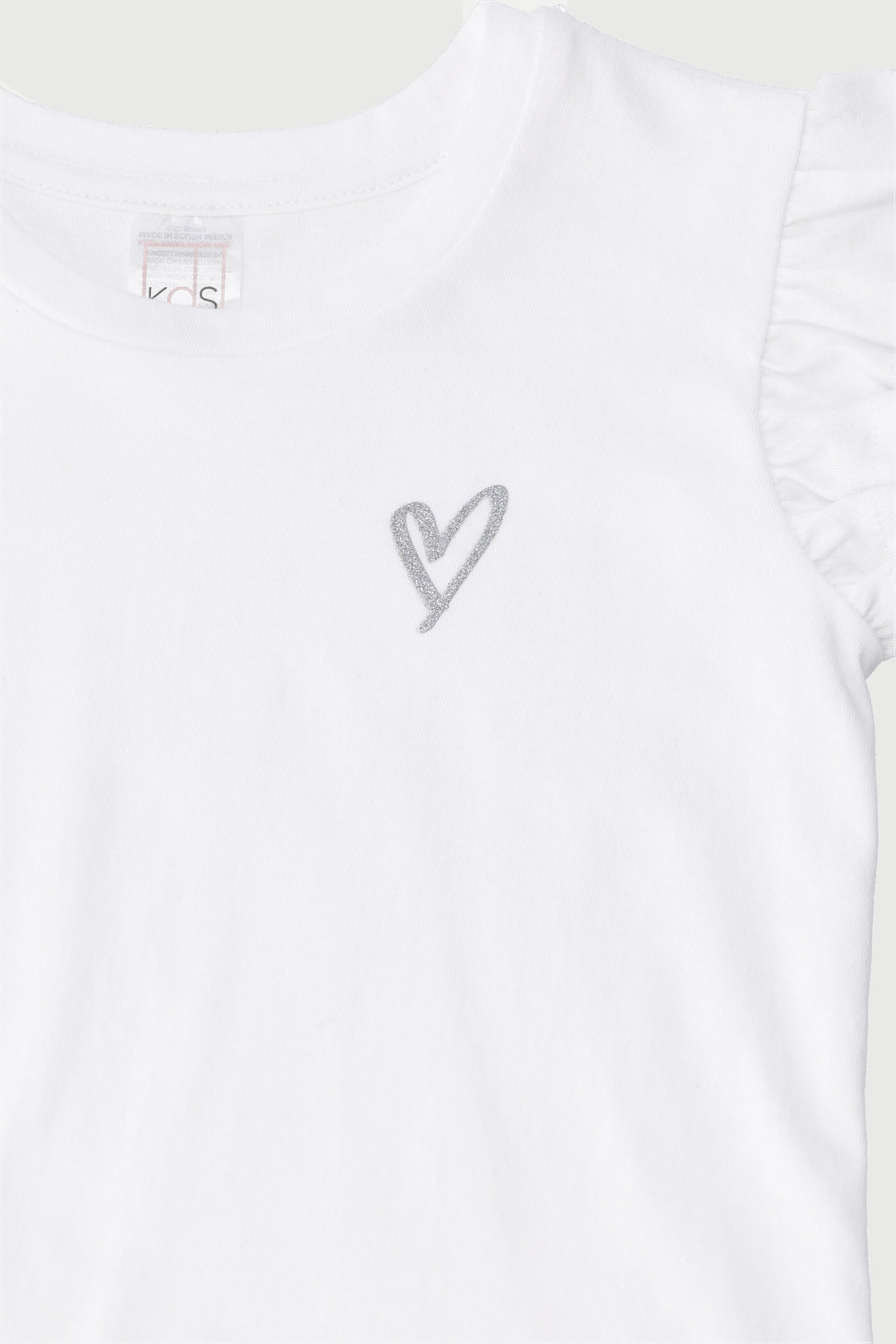 Pre-Girls Plain Tee - White