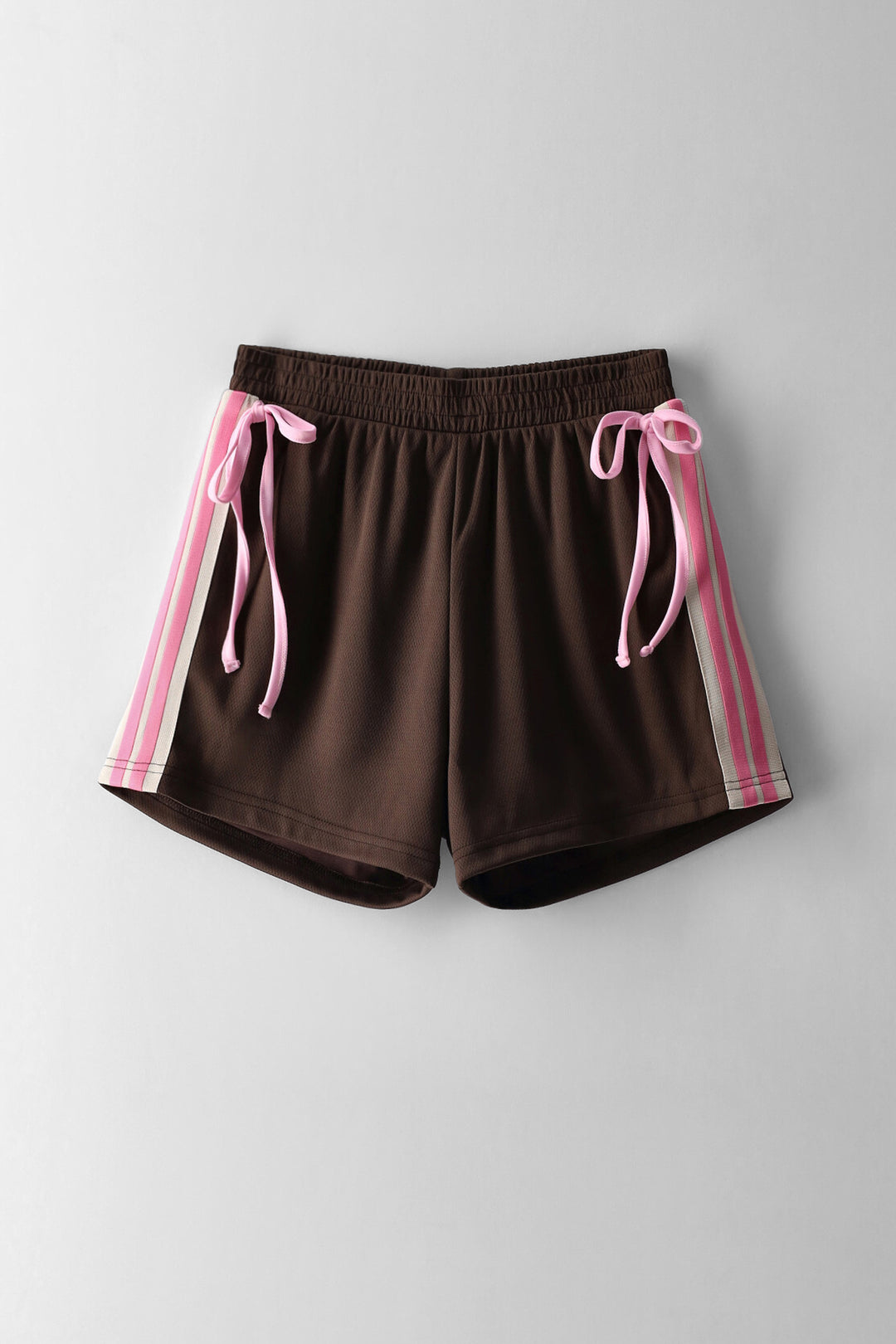 Girls Bow Sport Pants - Brown