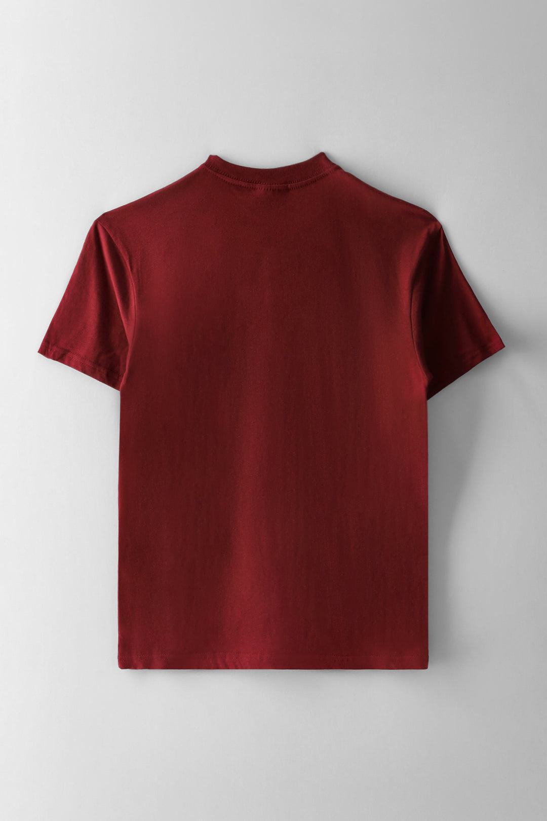 Boys Fire Headphone Print T-Shirt - Burgundy