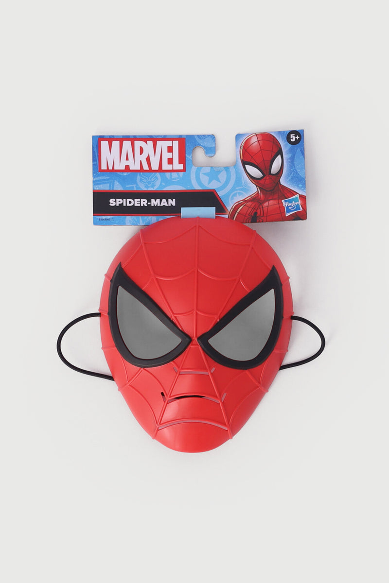 Pre-Boys Spiderman Mask - Red/Black