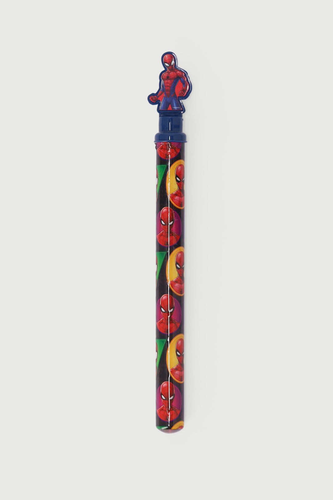 Pre-Boys Spiderman Bubble Wand With Topper - Red