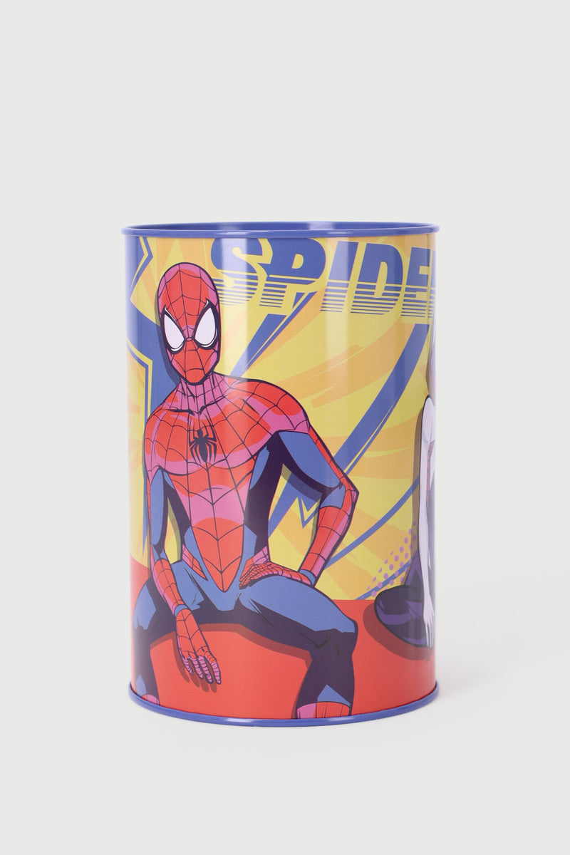Pre-Boys Spiderman Tin Coin Bank - Red