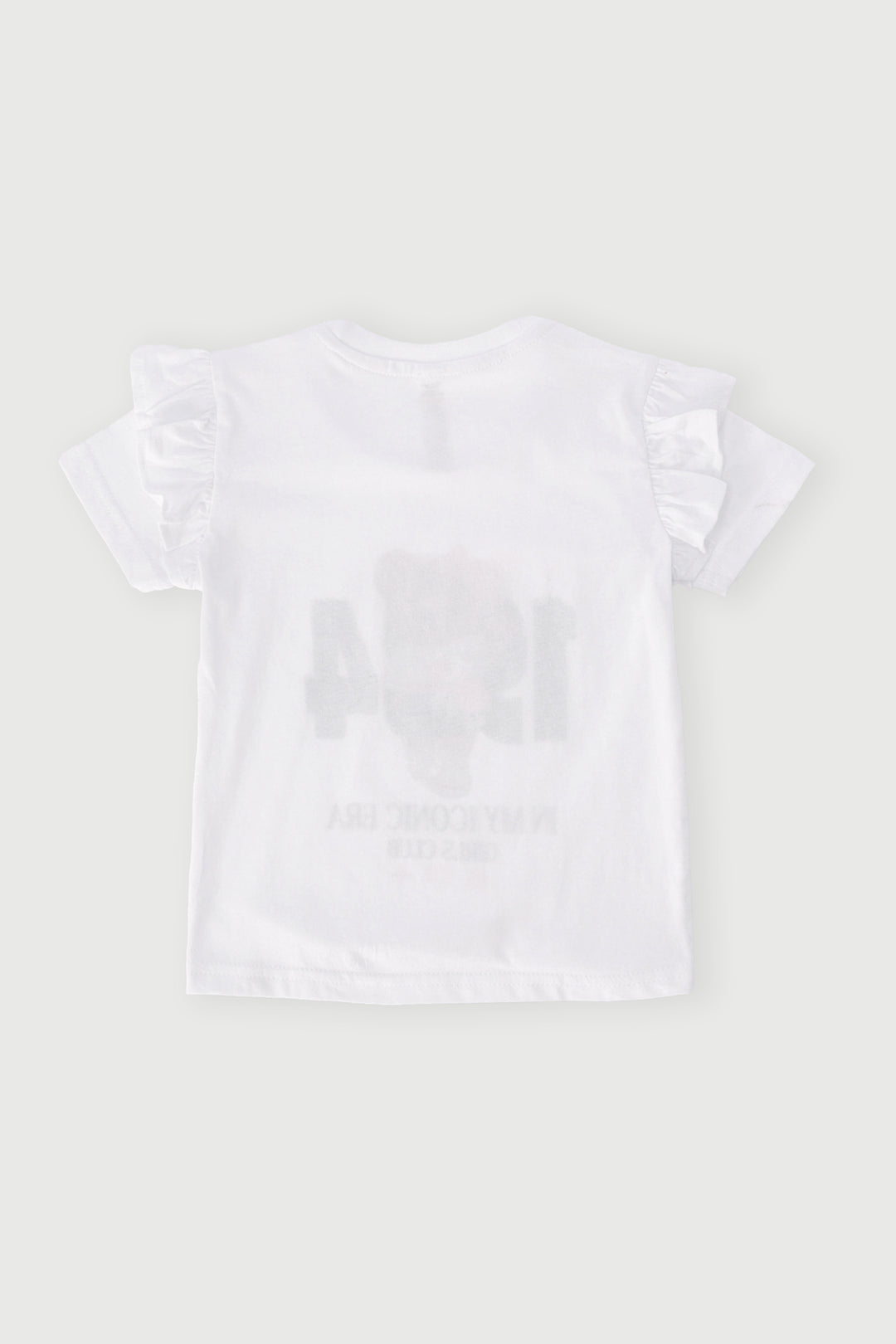 Pre-Girls 1984 Teddy Print Tee - White