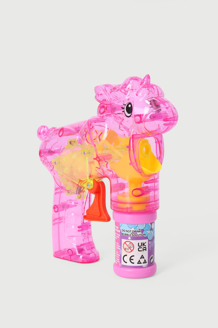 Pre-Girls Bubbletastic Unicorn Light Up Bubble Gun - Pink