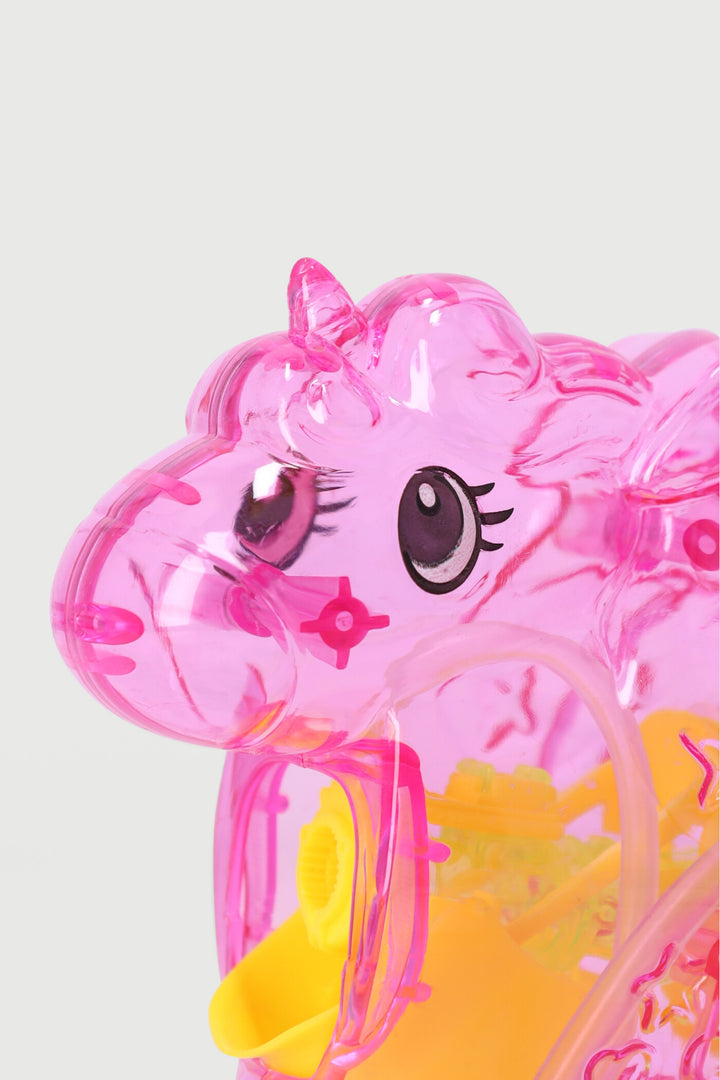 Pre-Girls Bubbletastic Unicorn Light Up Bubble Gun - Pink
