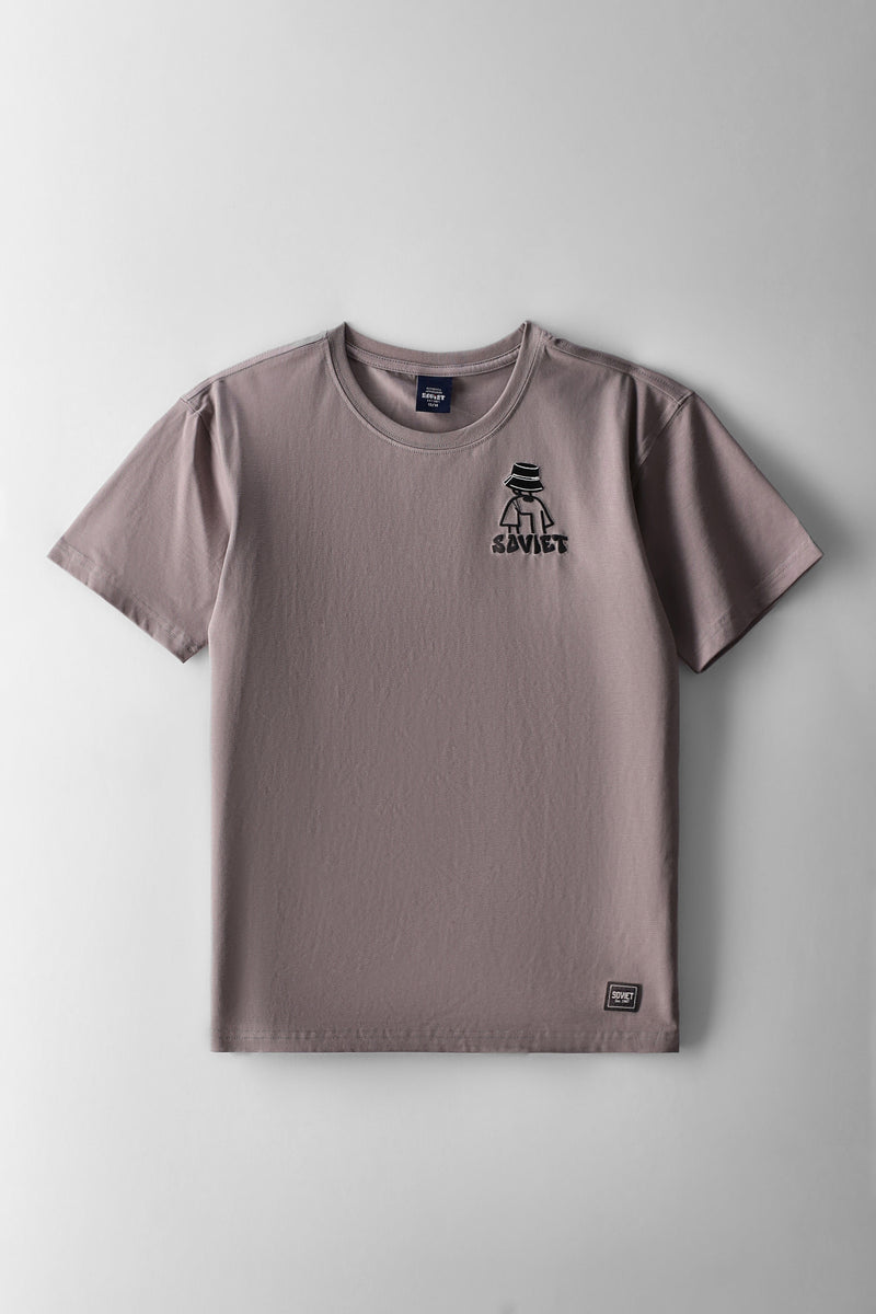 Boys Liam Boxy Fit T-Shirt - Grey