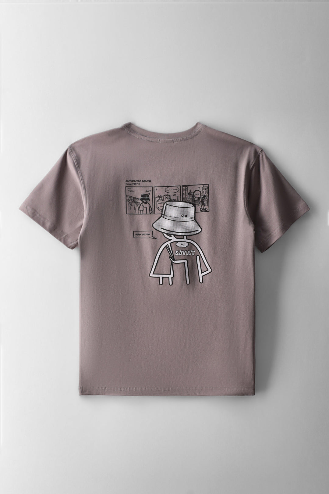 Boys Liam Boxy Fit T-Shirt - Grey