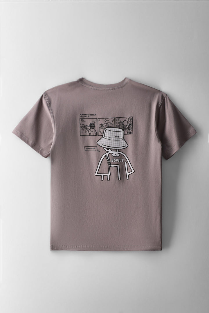 Boys Liam Boxy Fit T-Shirt - Grey