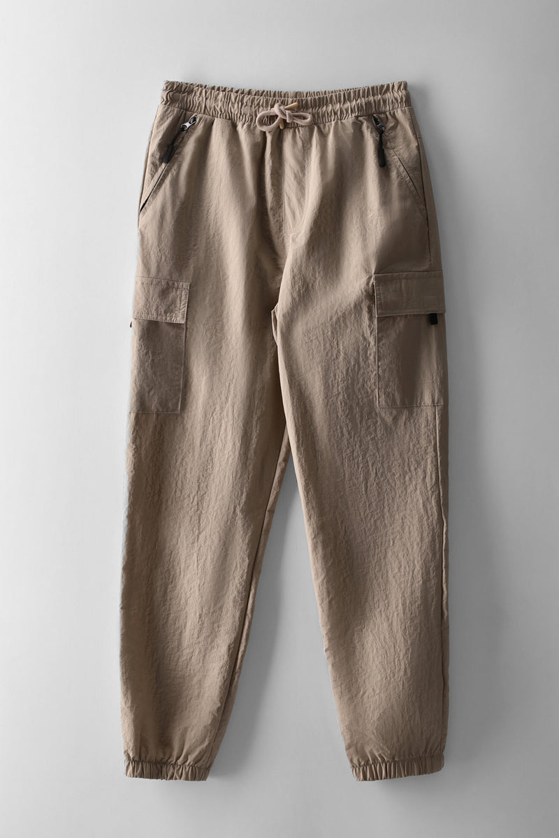 Boys Parachute Cargo Jogger - Stone