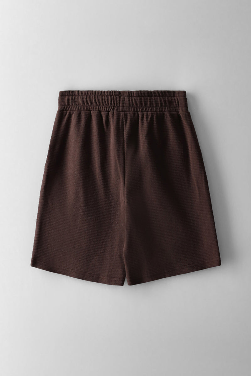 Boys Ottoman Shorts - Chocolate