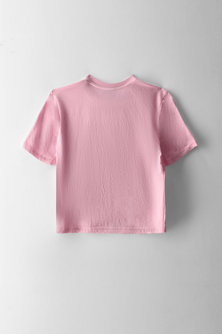 Girls Wrapped In Pink Boxy Tee - Pink